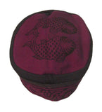 Reversible Heavy Cotton Blockprint Skull Cap