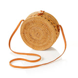 Rattan Crossbody Bag - Back