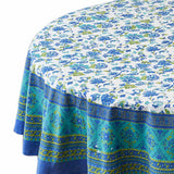 Sea Flower Round Tablecloth - 70"