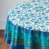 Sea Flower Round Tablecloth - 70"