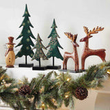 Batik Reindeer Set of 2 - shown with Batik Snowman and Reindeer sold separately