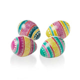 Multicolored Soapstone Easter Eggs - set of 4