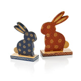 Floral Batik Bunnies - Set of 2