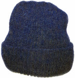 Hand-Knitted Alpaca Milkshake Beanie Steel Blue