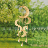 Crescent Moon Crystal Chime