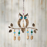 Wise Owl Recycled Wind Chime