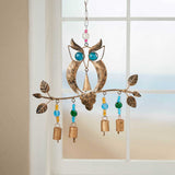 Wise Owl Recycled Wind Chime