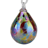 Rhubarb Mosaic Raindrop Ornament