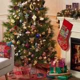 Shimmering Glass Ornaments Set of 4