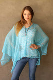 Malibu Poncho Caribbean Blue
