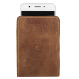 Upcycled Leather Mobile Case with Belt Loop
