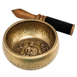 Singing Bowl with Leather Striker: Wisdom of Buddha