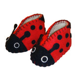 Animal Themed Baby Booties Lady Bug