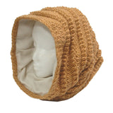 Thick Fleece Lined Mobius Scarf/Hoodie Golden Tan