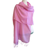 Luxurious Shawl Rose Pink
