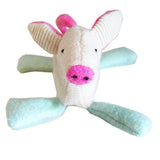Organic Handcrafted Plush Pig Toy American Made
