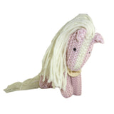 Handcrafted Pastel Earth Pony Plush Toy Pink