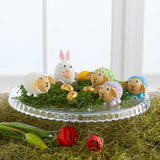 Pastel Lamb Trio - Hand Quilled Paper with other decorative elements for Easter table.