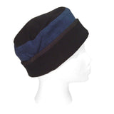 Reversible Blockprint Skull Cap Navy