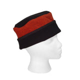 Reversible Blockprint Skull Cap Red