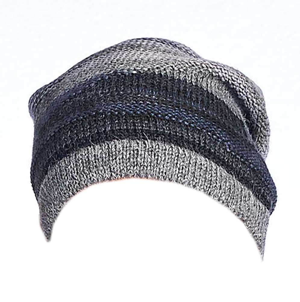 Beanie Slouch Beanie Winter Hat Accessories Sweater Beanie Recycled Beanie  Winter Hats Knit Beanies Blue Slouch Beanie Skull Caps Slouch Hat 