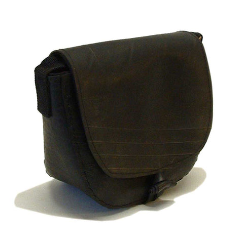 Recycled Rubber Tire Bag: Small with Flap