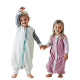 Organic Velour Toddler Cozy w/Feet Holes - Made in USA