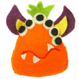 Felt Tooth Fairy Monster with Pocket Orange
