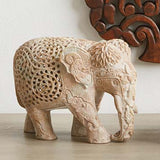 Beautifully Handcrafted Triple Carved Elephant