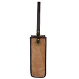 Upcycled Leather Wine Tote