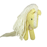 Handcrafted Pastel Earth Pony Plush Toy Yellow