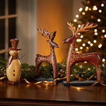 Sweet Batik Snowman - Shown with Batik Reindeer, sold separately.