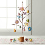 Budding Easter Egg Tree & Paper Egg Ornament Set  plus other ornaments, not included in bundle.