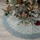 Handcrafted 100% Cotton Evergreen Tree Skirt