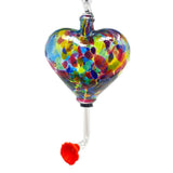 Colorful Bouquet Heart Shaped Hummingbird Feeder - USA