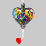 Colorful Bouquet Heart Shaped Hummingbird Feeder - USA