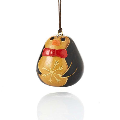 Adorable Penguin Gourd Ornament