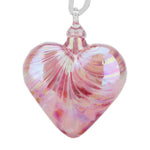 Sweet Pea Heart Shaped Ornament - Handcrafted in the USA