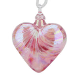 Sweet Pea Heart Shaped Ornament - Handcrafted in the USA