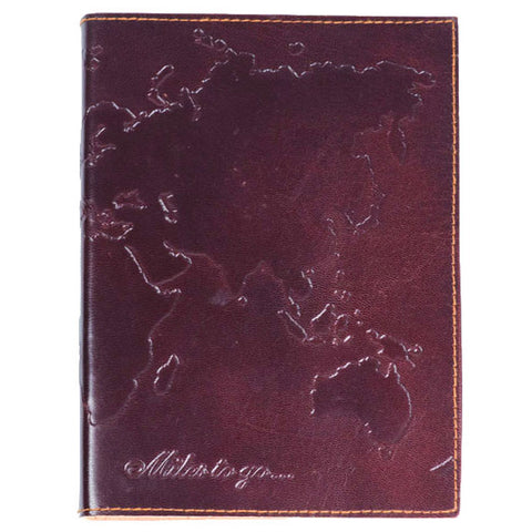 Sustainably Sourced Leather World Journal - 5" x 7"
