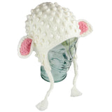 Adorable Hand Knit Kids Animal Hats Lamb