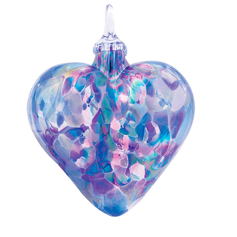 Handcrafted Classic Lavender Heart Ornament