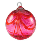 Handblown Draped Valentine Glass Ornament