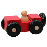 Handcrafted Wooden Car Toys Red Jeep