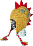 Teen or Adult Fair Trade, Hand Knit Animal Hat Dino