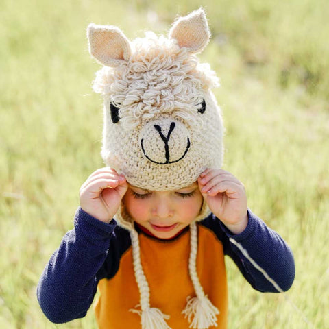 Kids Animal Hats - Alpaca
