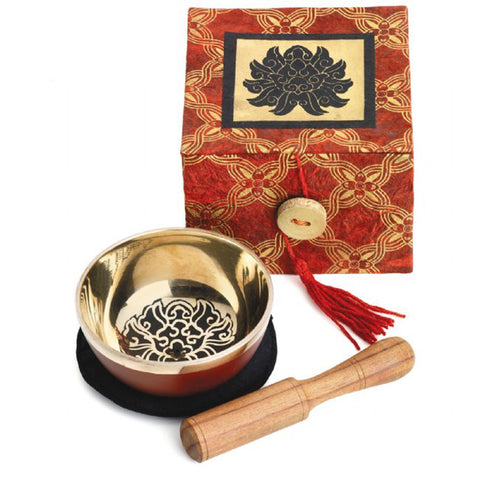 Black Lotus Meditation Bowl Box