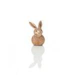 Carved Wood Bunny Buddies - Small