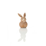 Carved Wood Bunny Buddies - Small