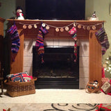 Keepsake Quality Handknit Wool Christmas Stockings Christmas Trees